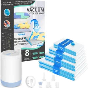 Travel Vacuum Bags with Pump